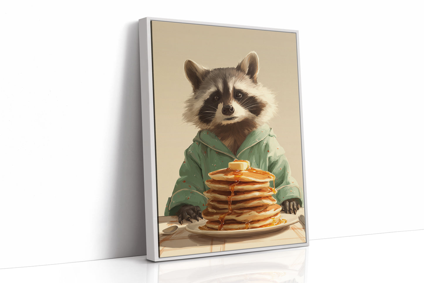Morning Feast with a Furry Friend