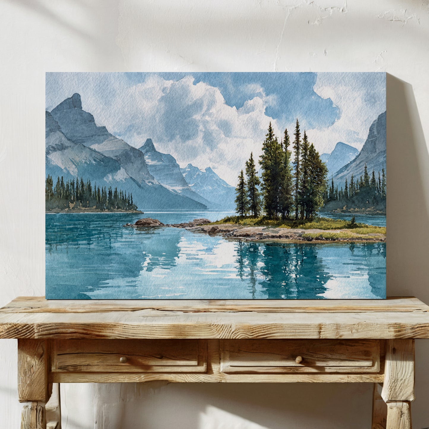 Alpine Waters Mirror Mountain Dreams