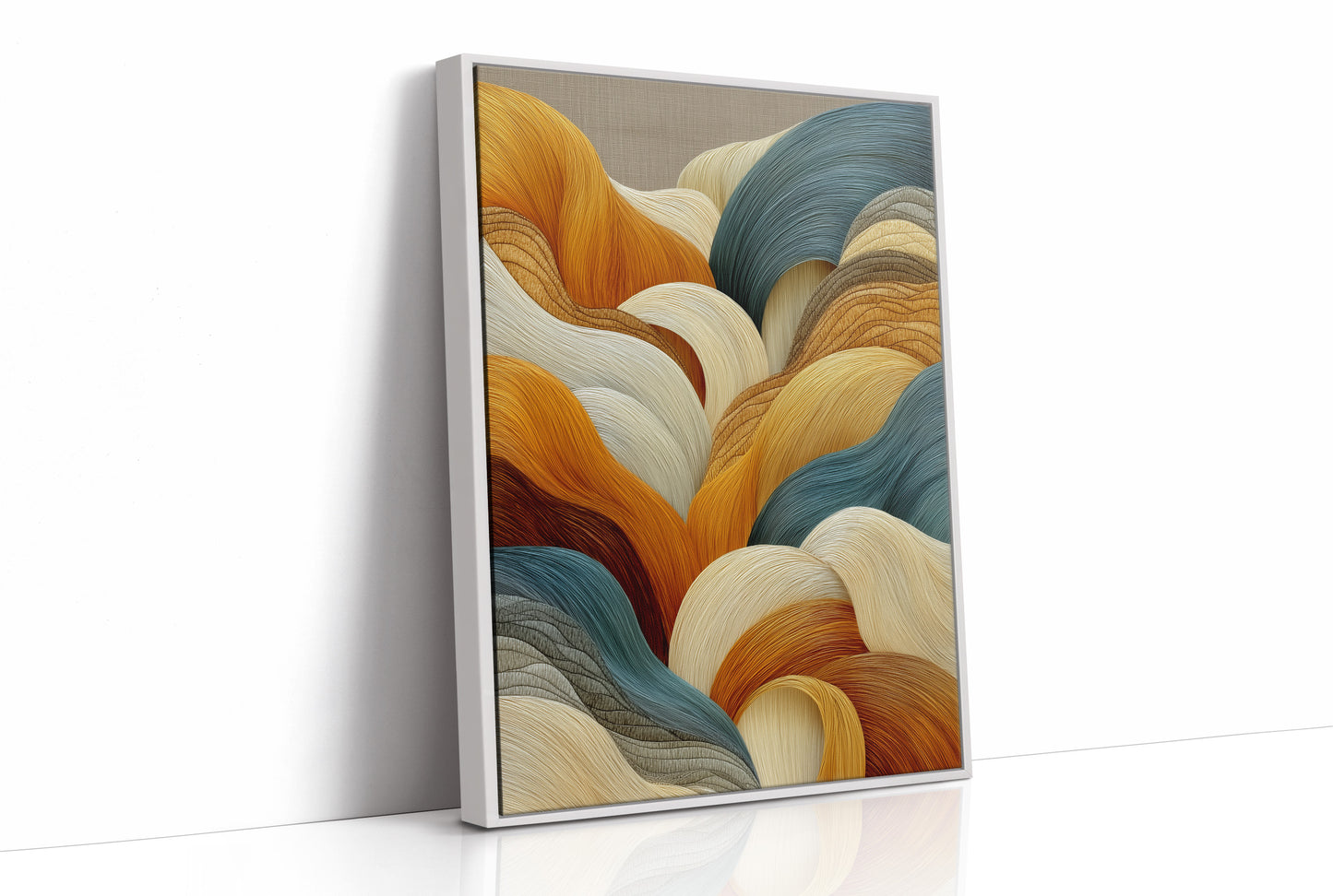 Waves Of Honey Meet Ocean Blue