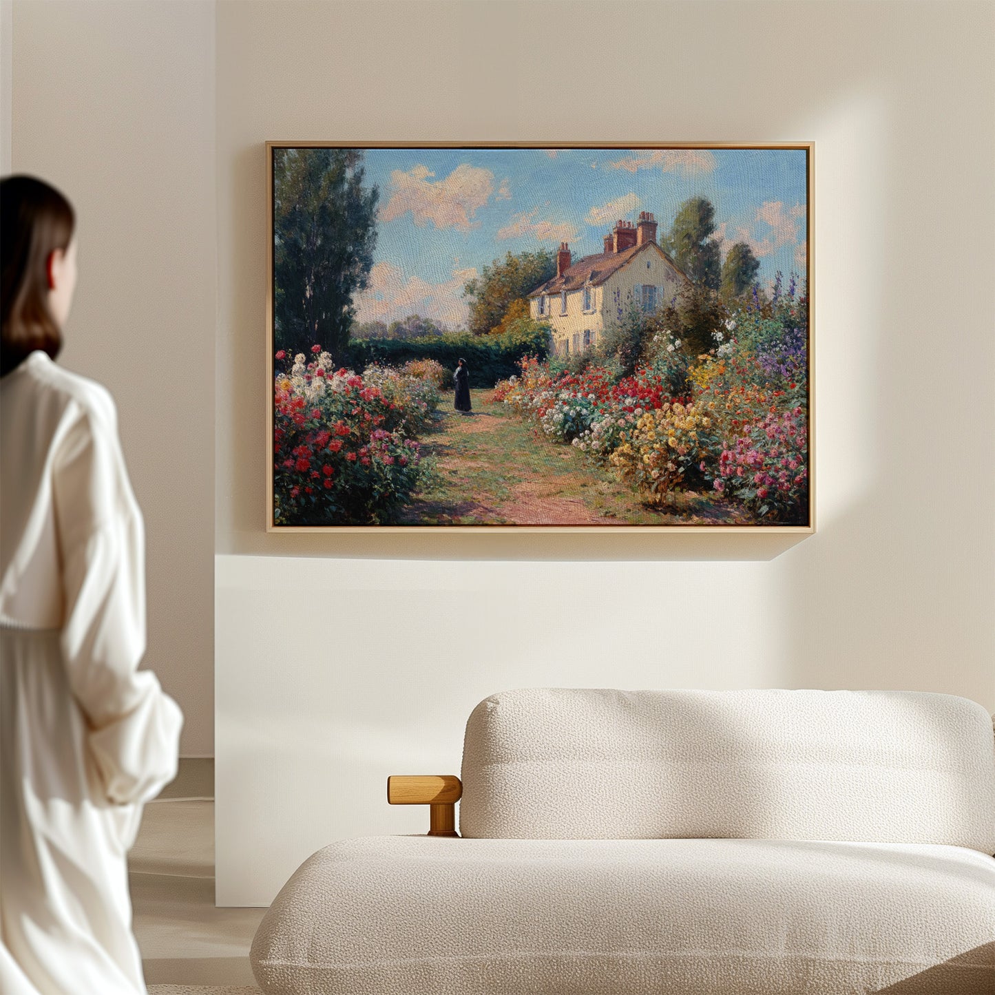 A Path Through Blooming Memories