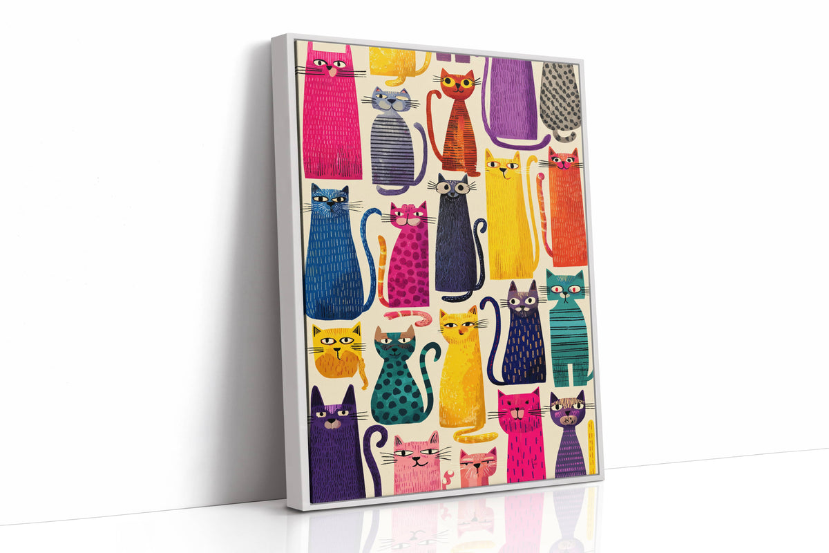 Feline Fiesta in Color