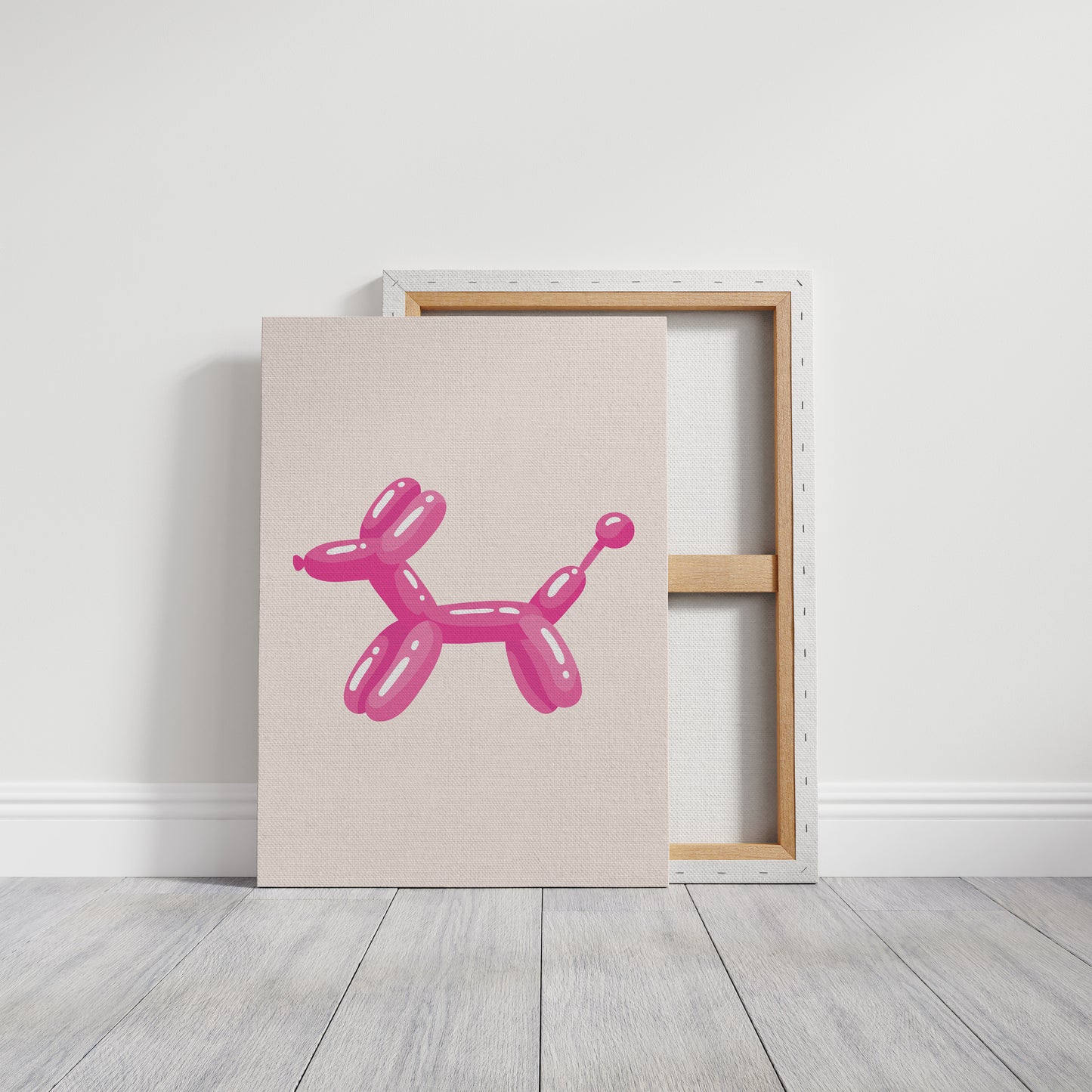 A Playful Moment in Pink