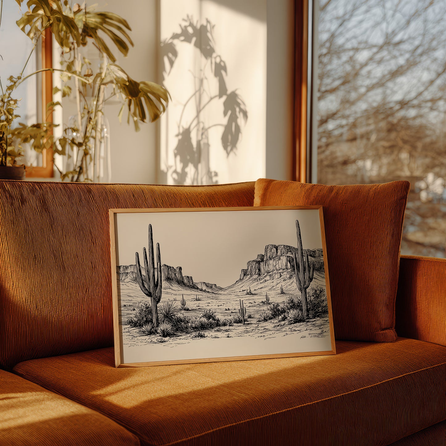Saguaros Stand Like Ancient Sentinels