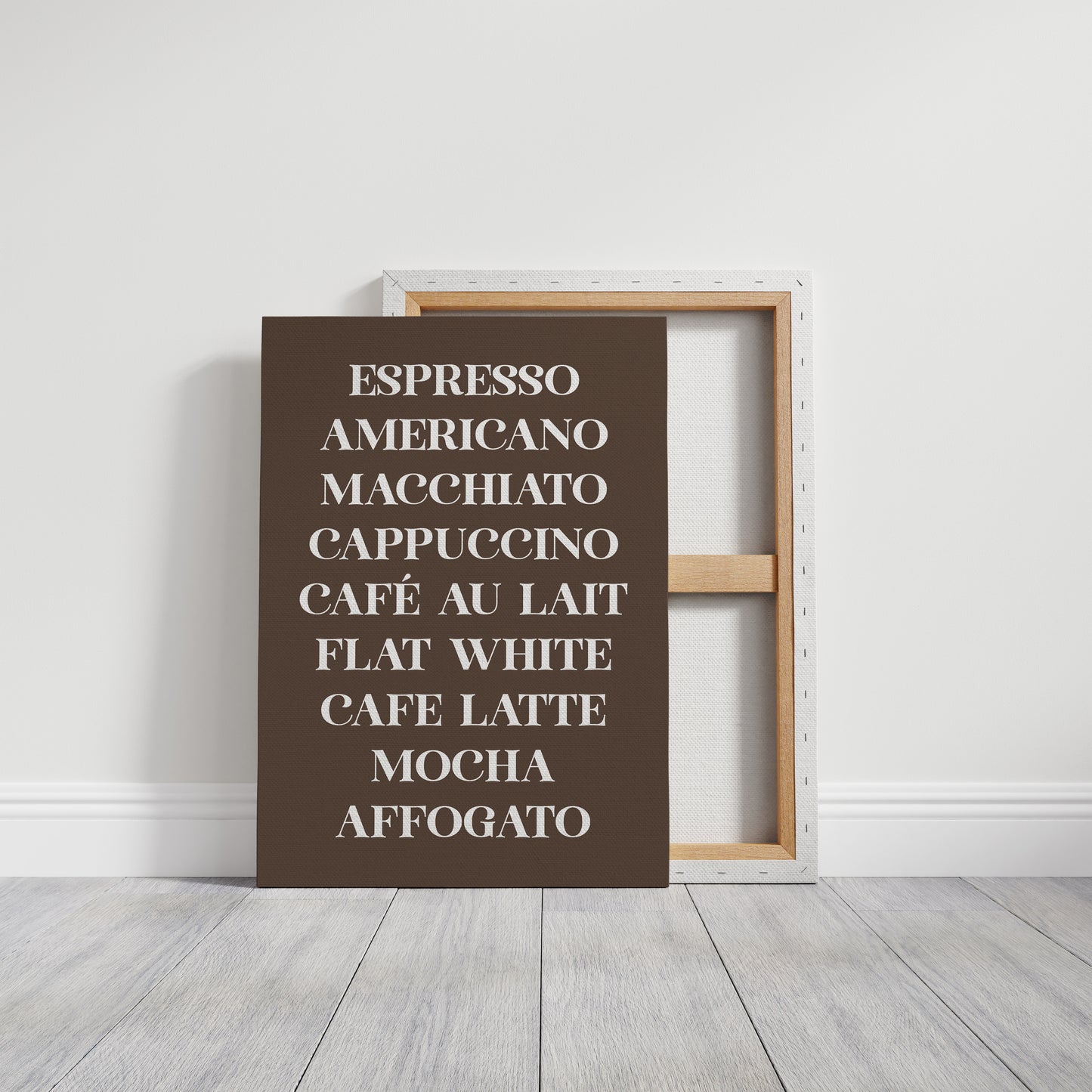 Barista Poetry In Chocolate Brown