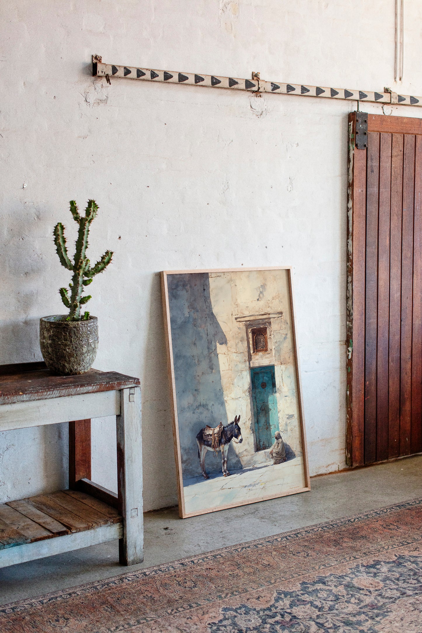 Respite Beneath the Sunlit Door