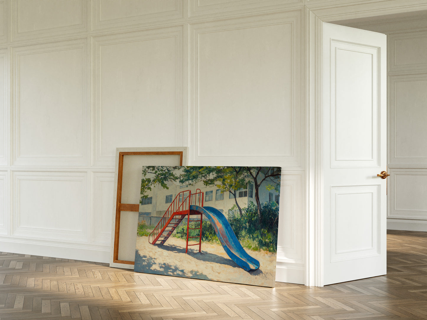 Summer Memories On Metal Slides