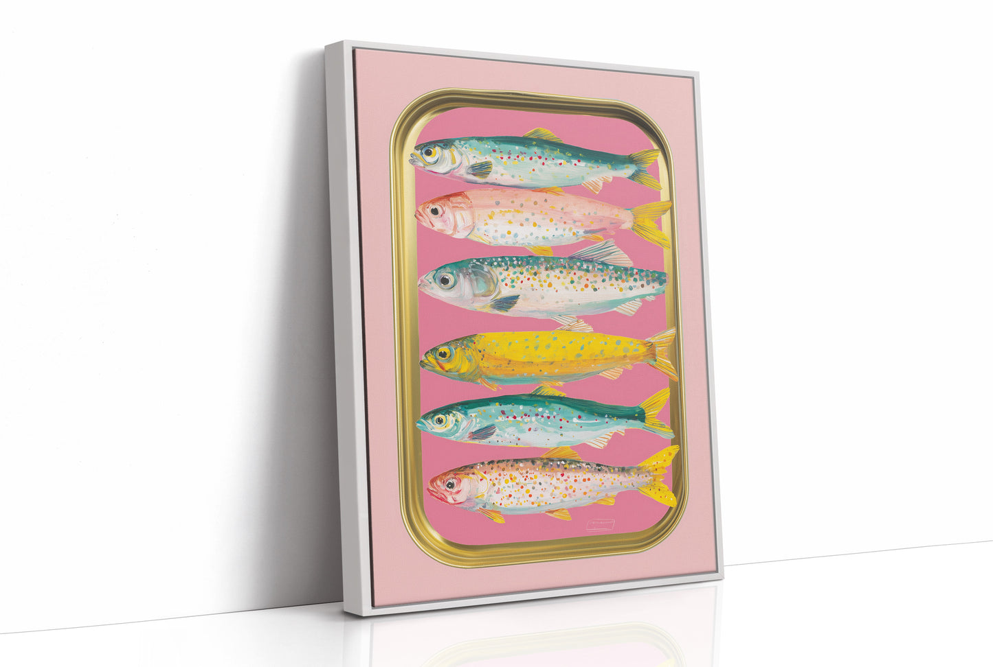 Sardines On A Pink Tin