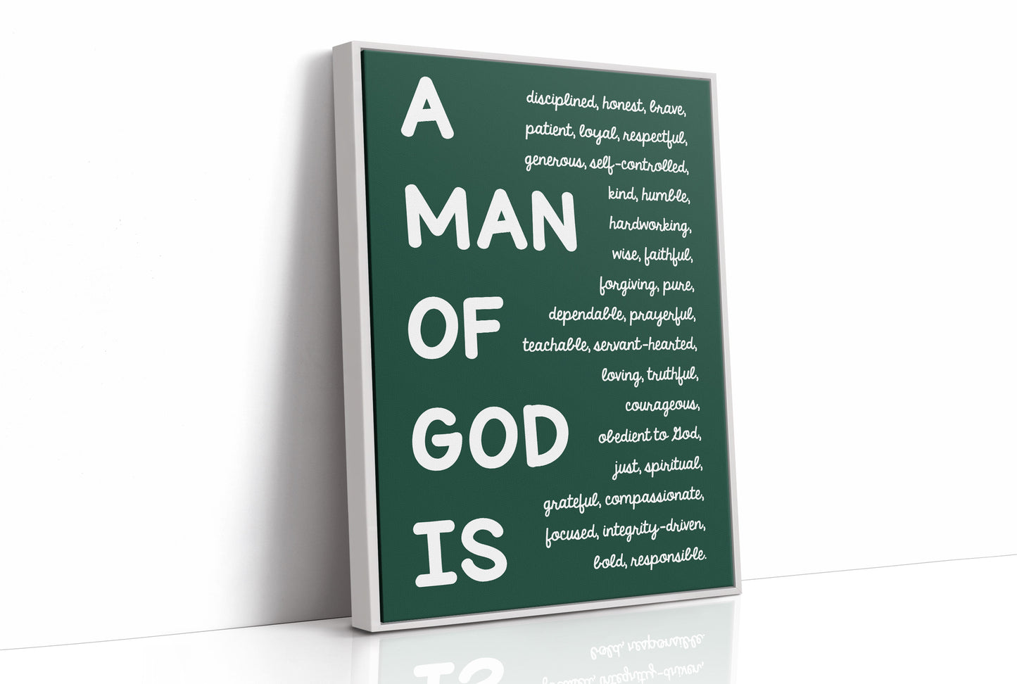 A Man of God Is (Forest Green)
