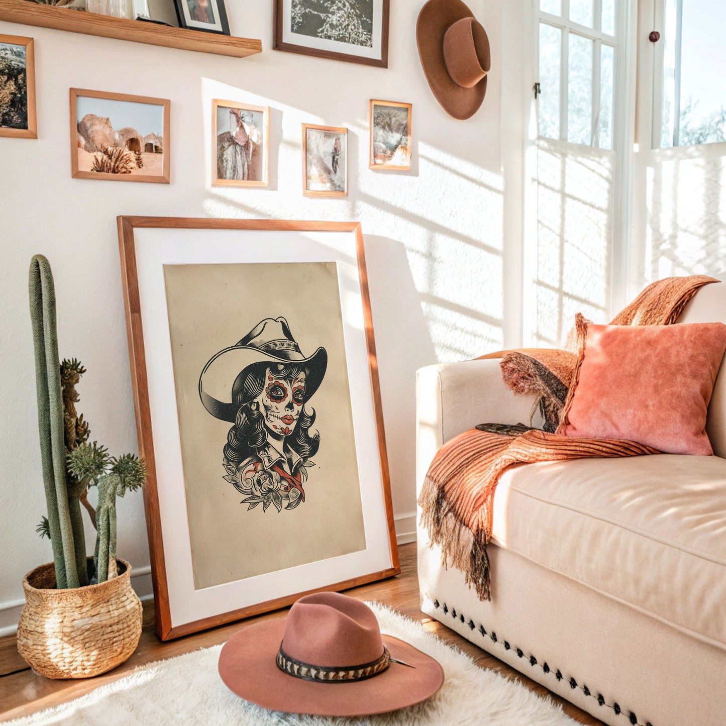 Roses Bloom Under Desert Stars