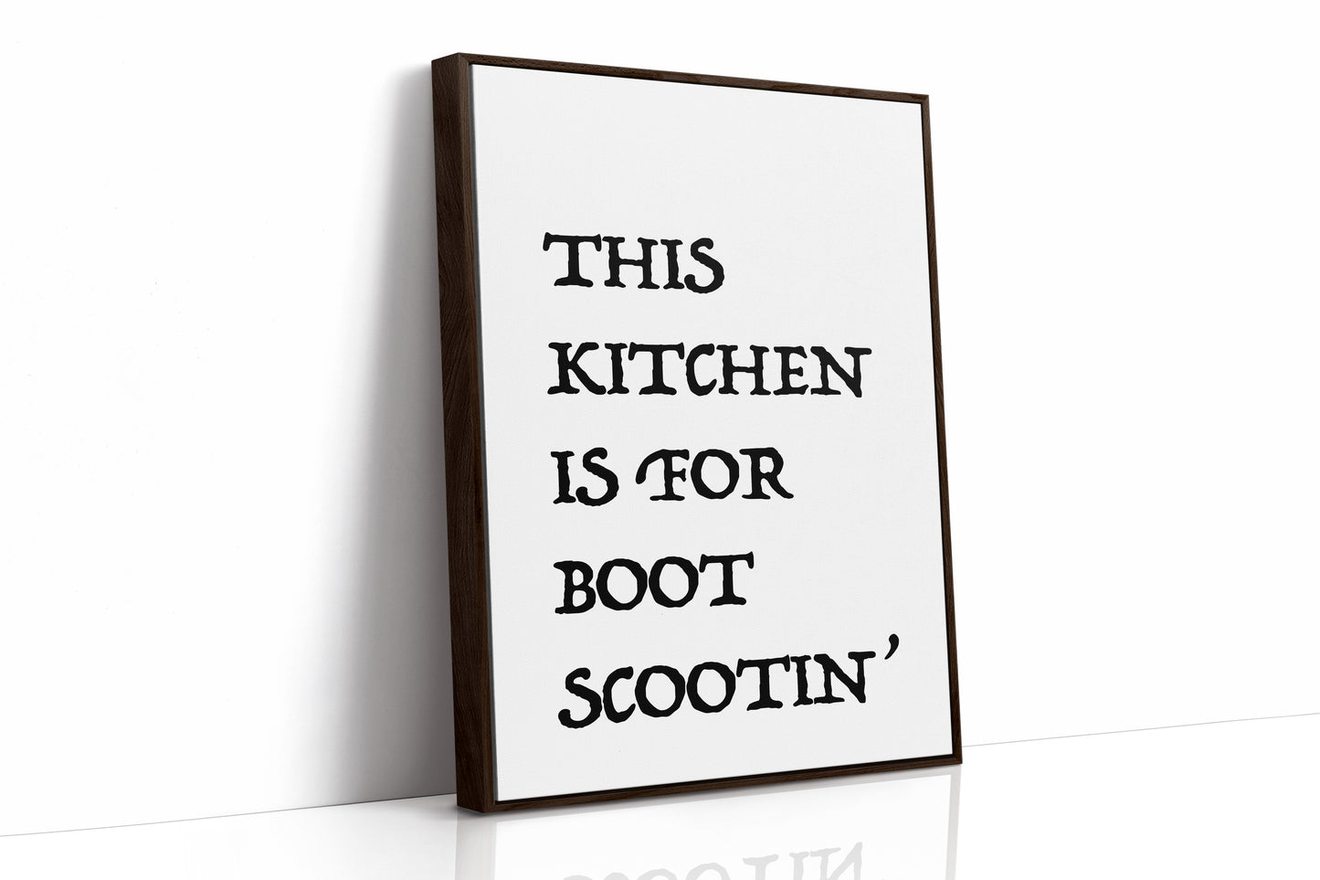 This Kitchen Is for Boot Scootin