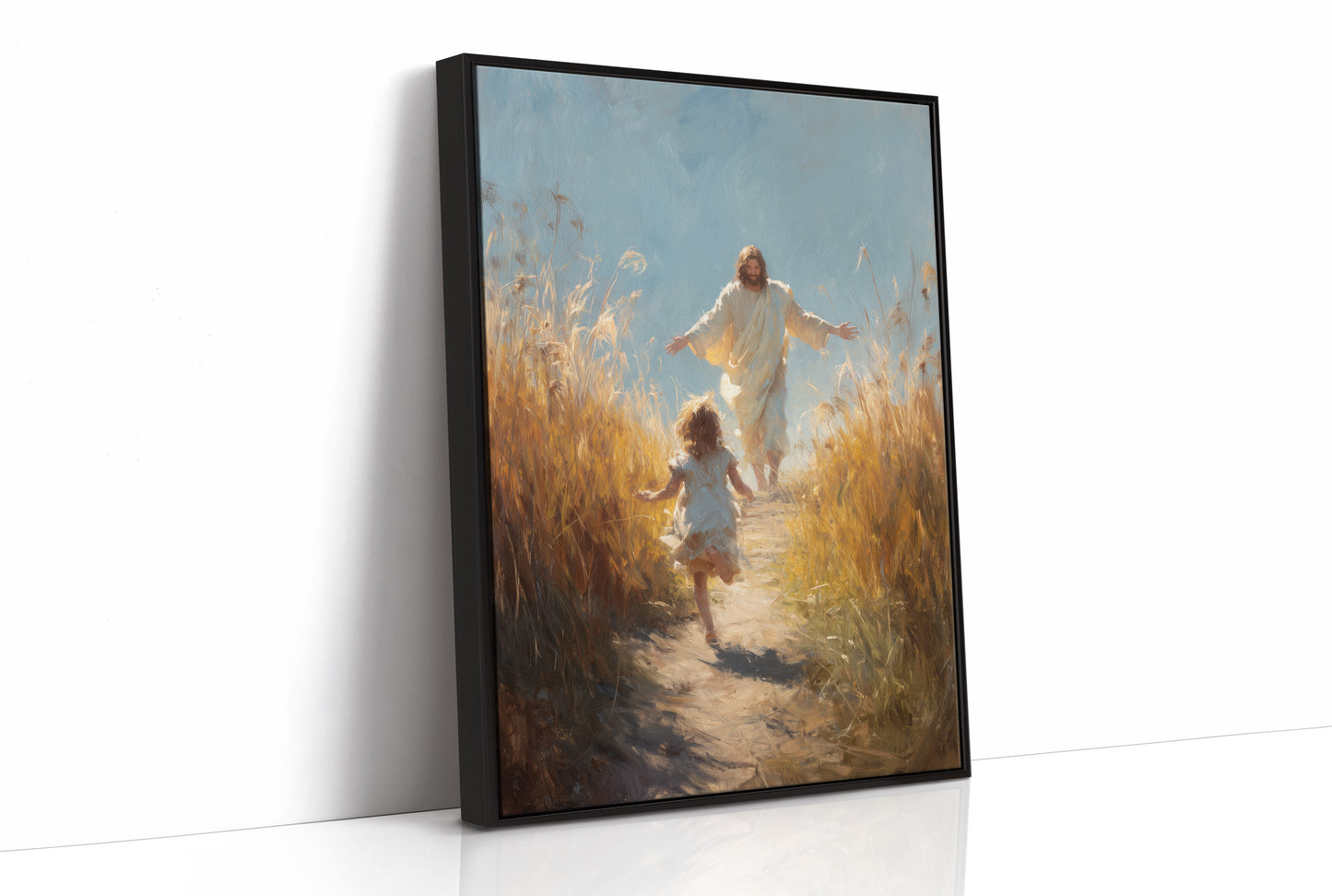 Golden Path To Outstretched Arms