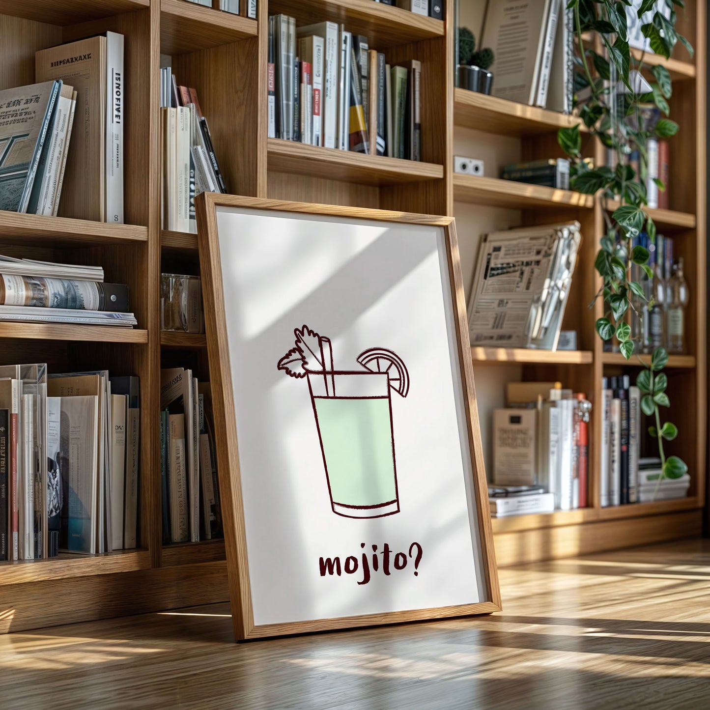 Mint Leaves Dance At Dusk