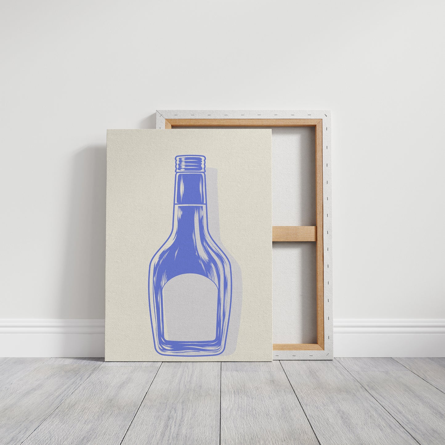 Periwinkle Glass Holds Empty Stories