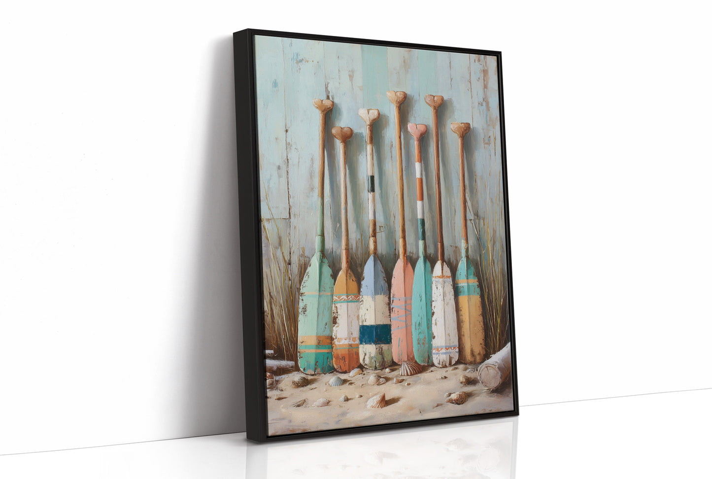Pastel Oars Await Summer Adventures