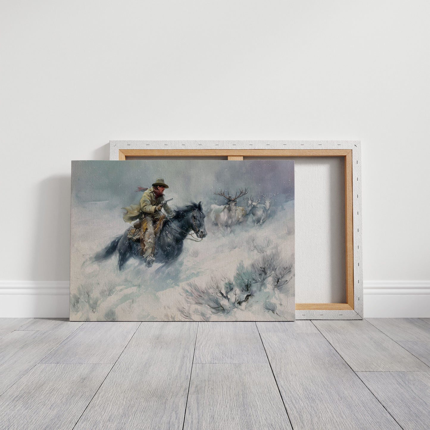 Wild Chase Through Winter Storm