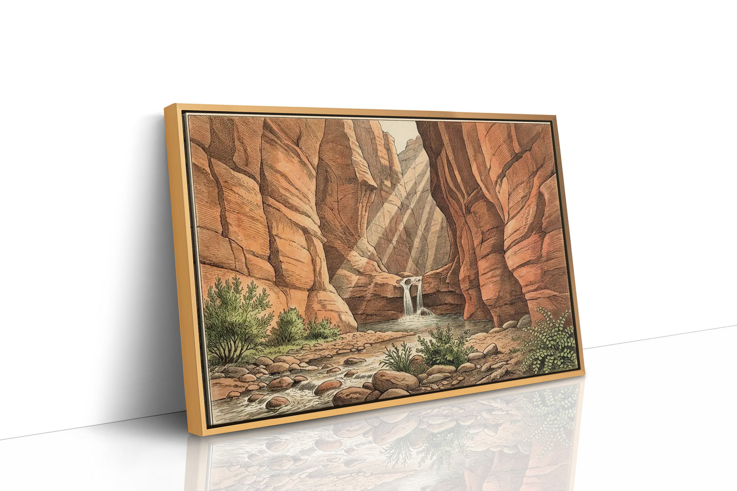 Light Finds the Slot Canyon