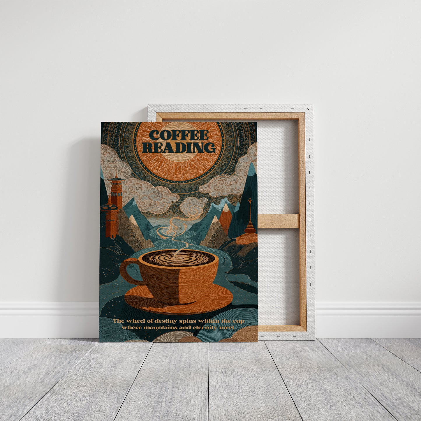 Mountains Rise From Morning's Cup