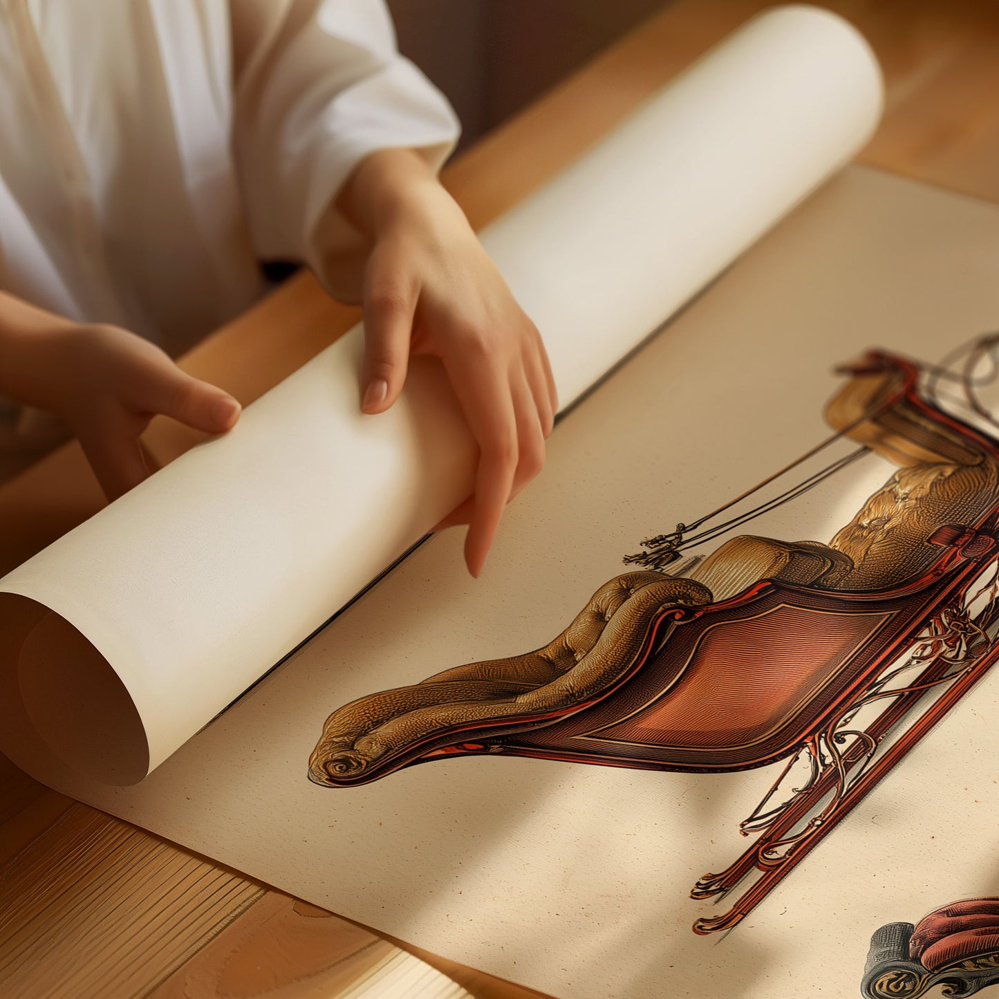 Vintage Sleighs Await December Magic