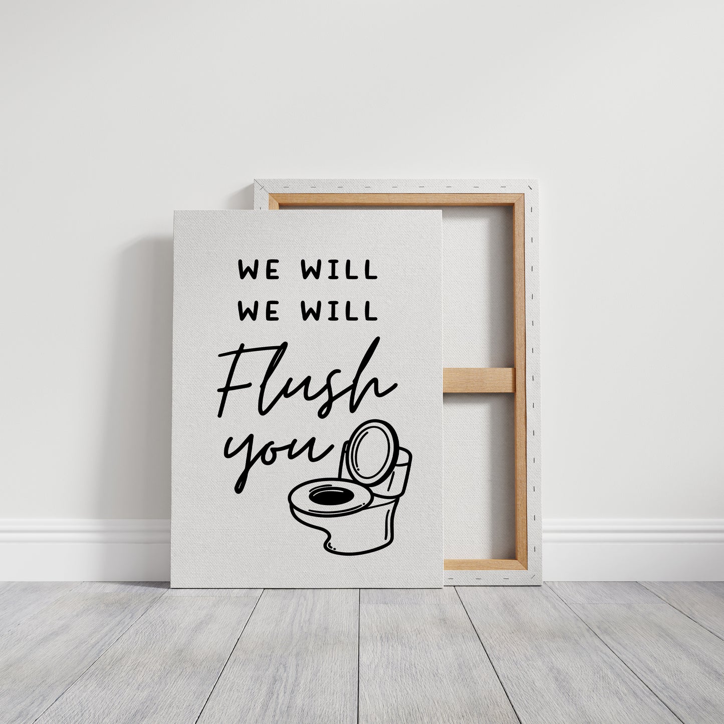 Bold Words For Bathroom Walls