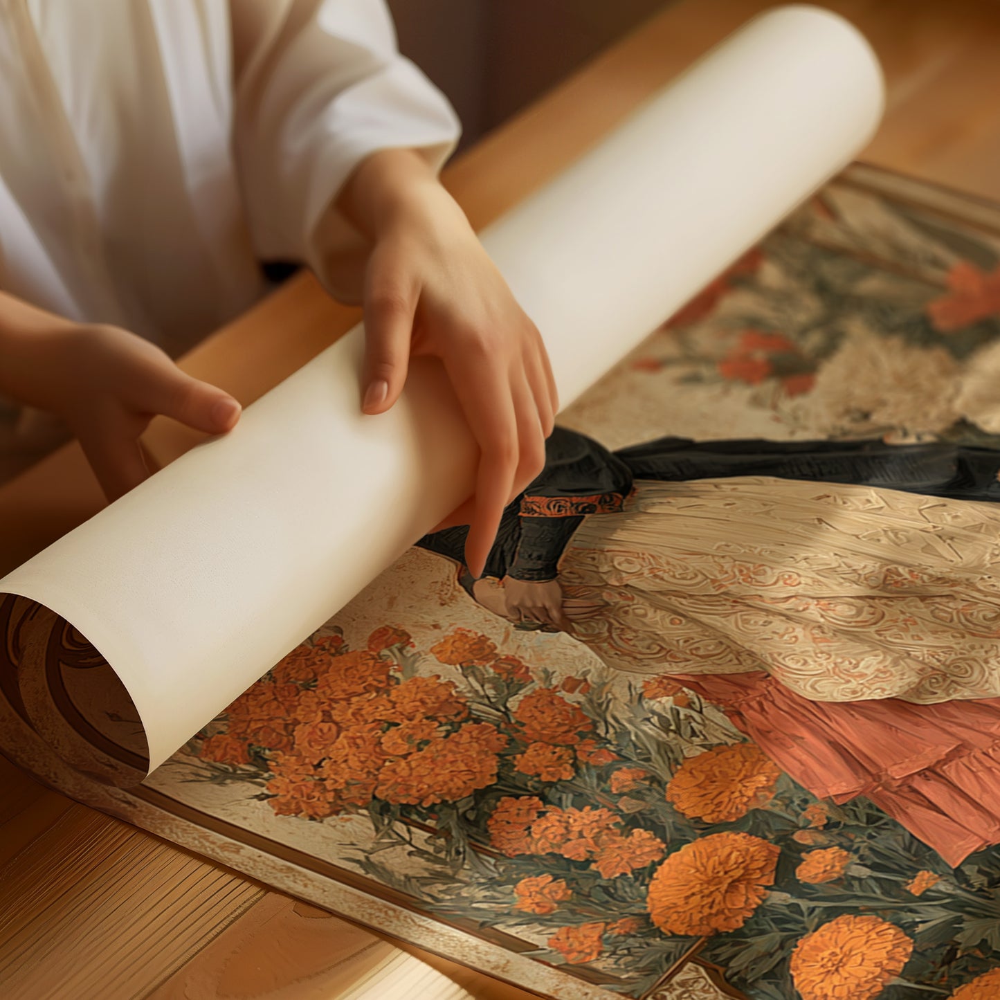 Beneath The Marigold Canopy