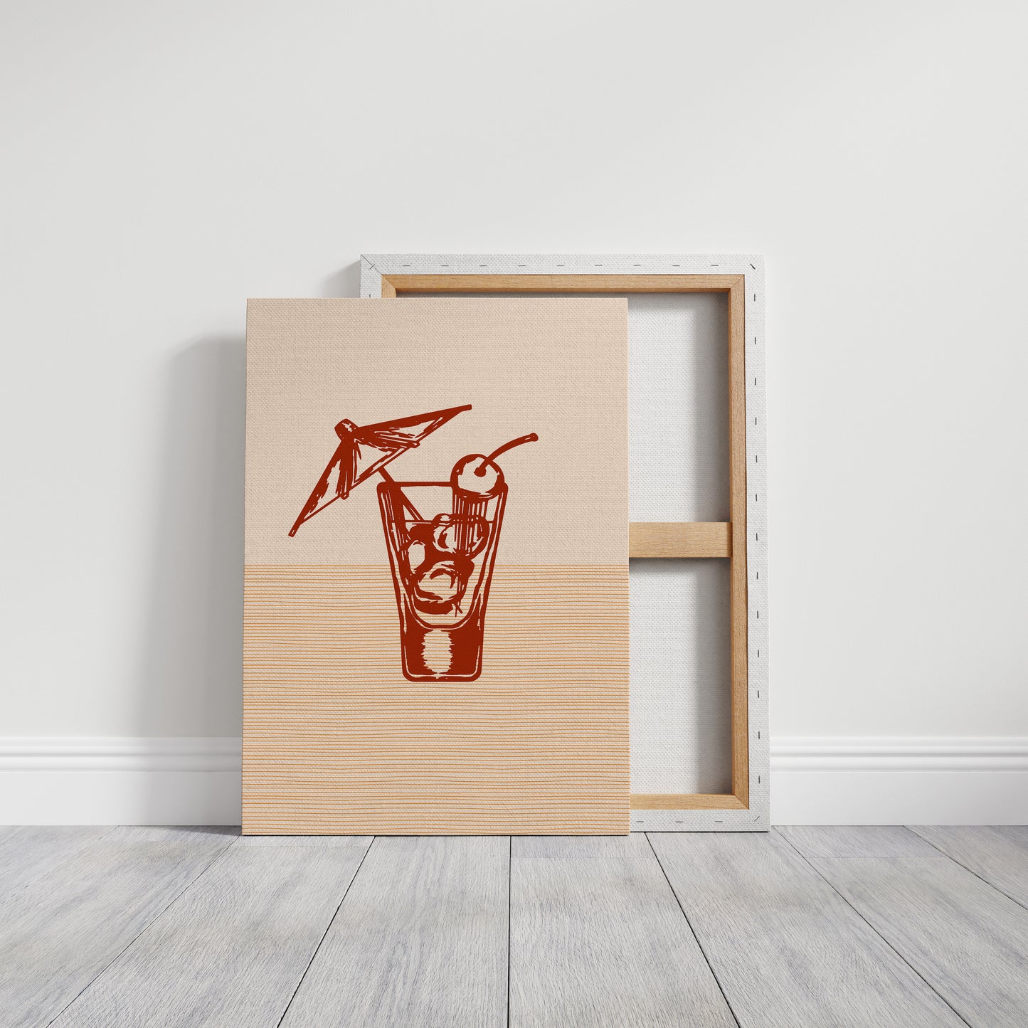 Poolside Cocktails Paint Summer Memories