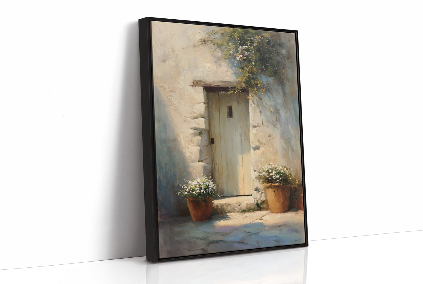 Mediterranean Threshold: Blossoms and Light