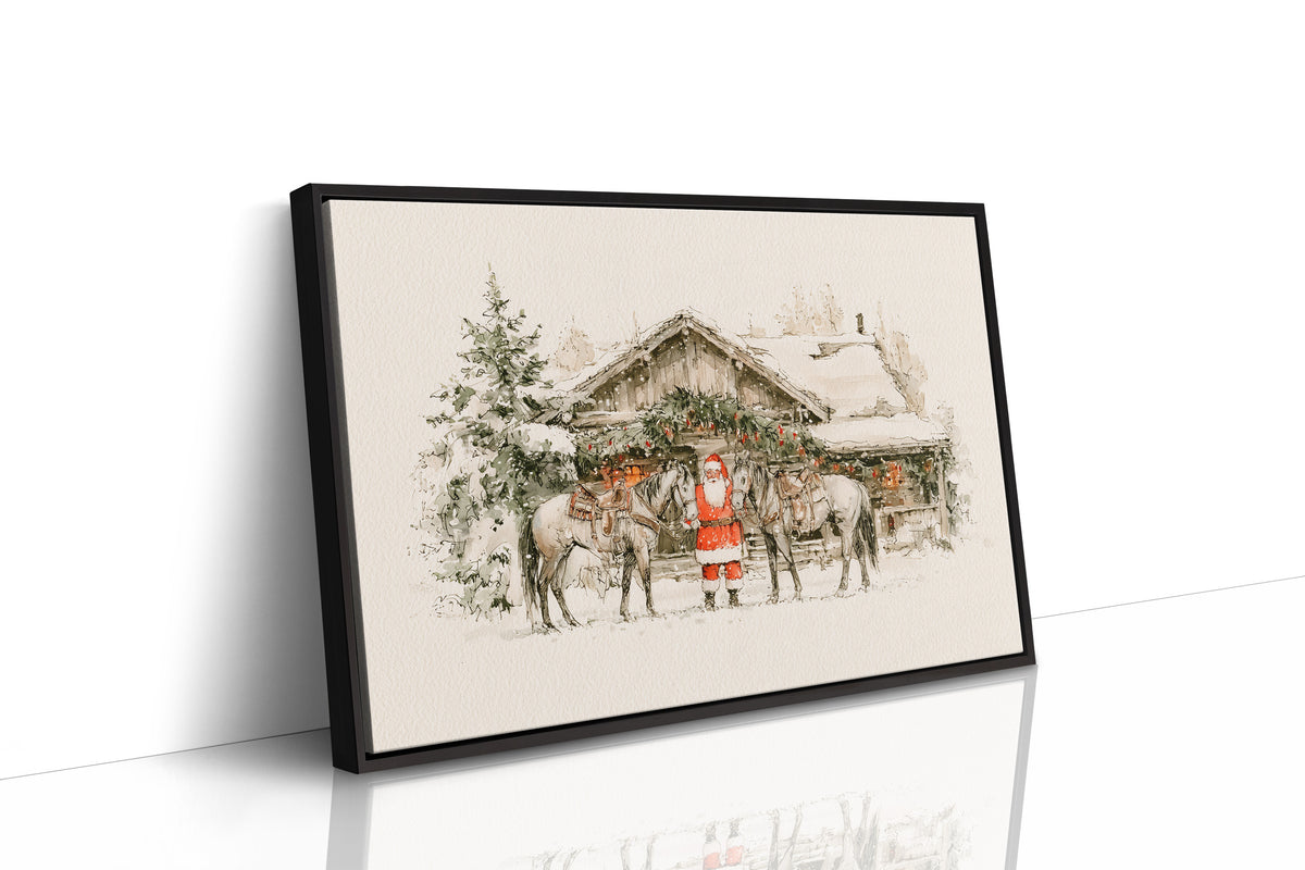 Santa at the Ranch Barn