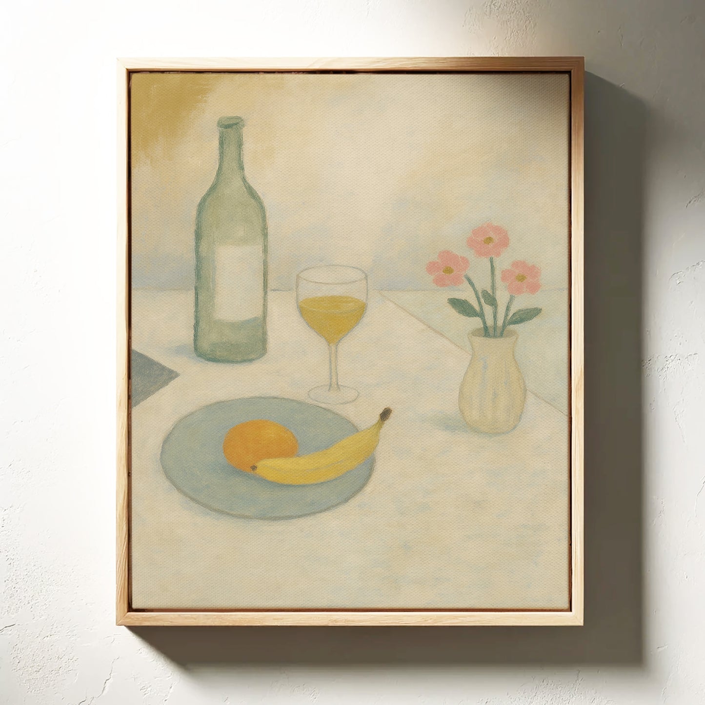 Banana and Wine in Morning Light