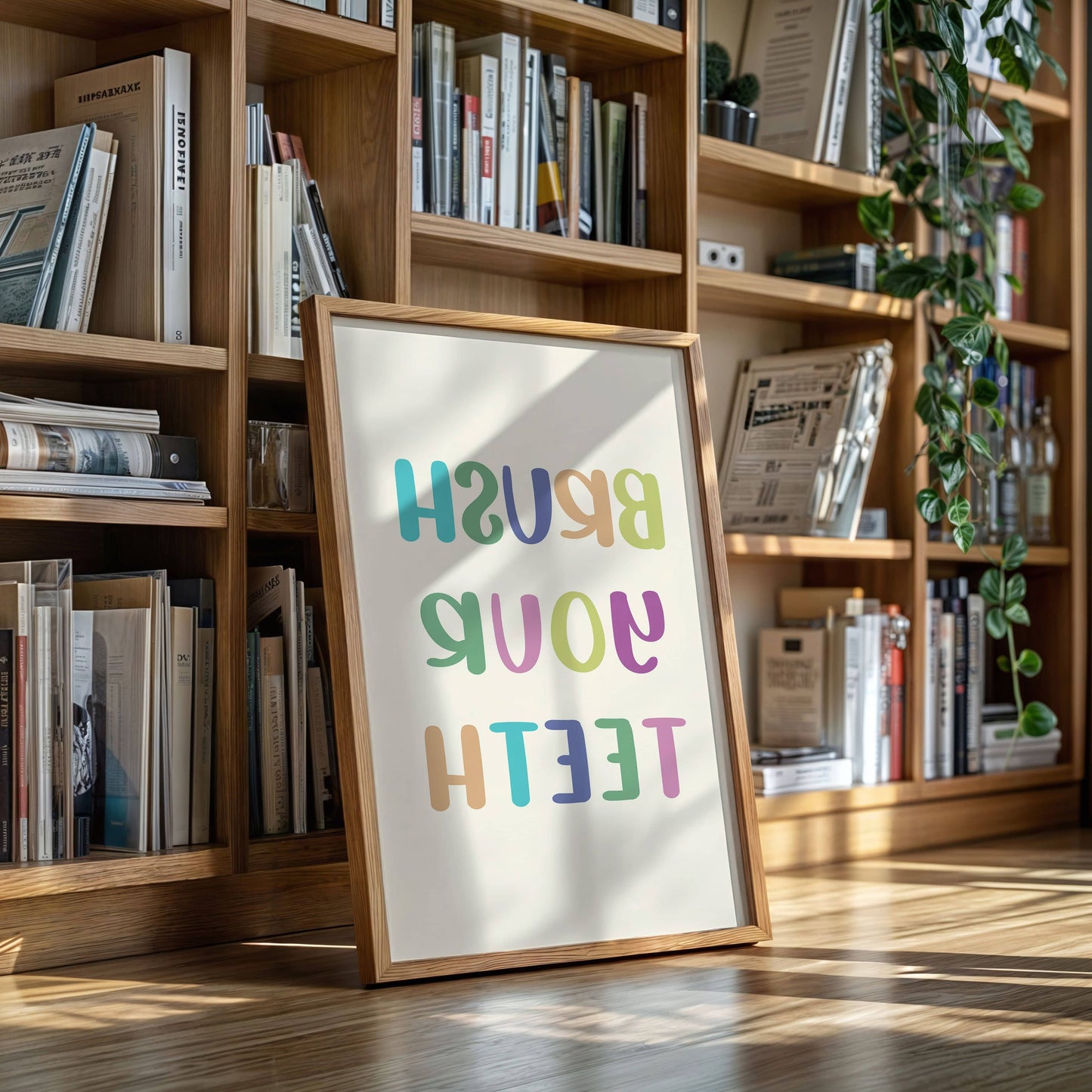 Pastel Letters Dance Like Spring Brush Your Teeth