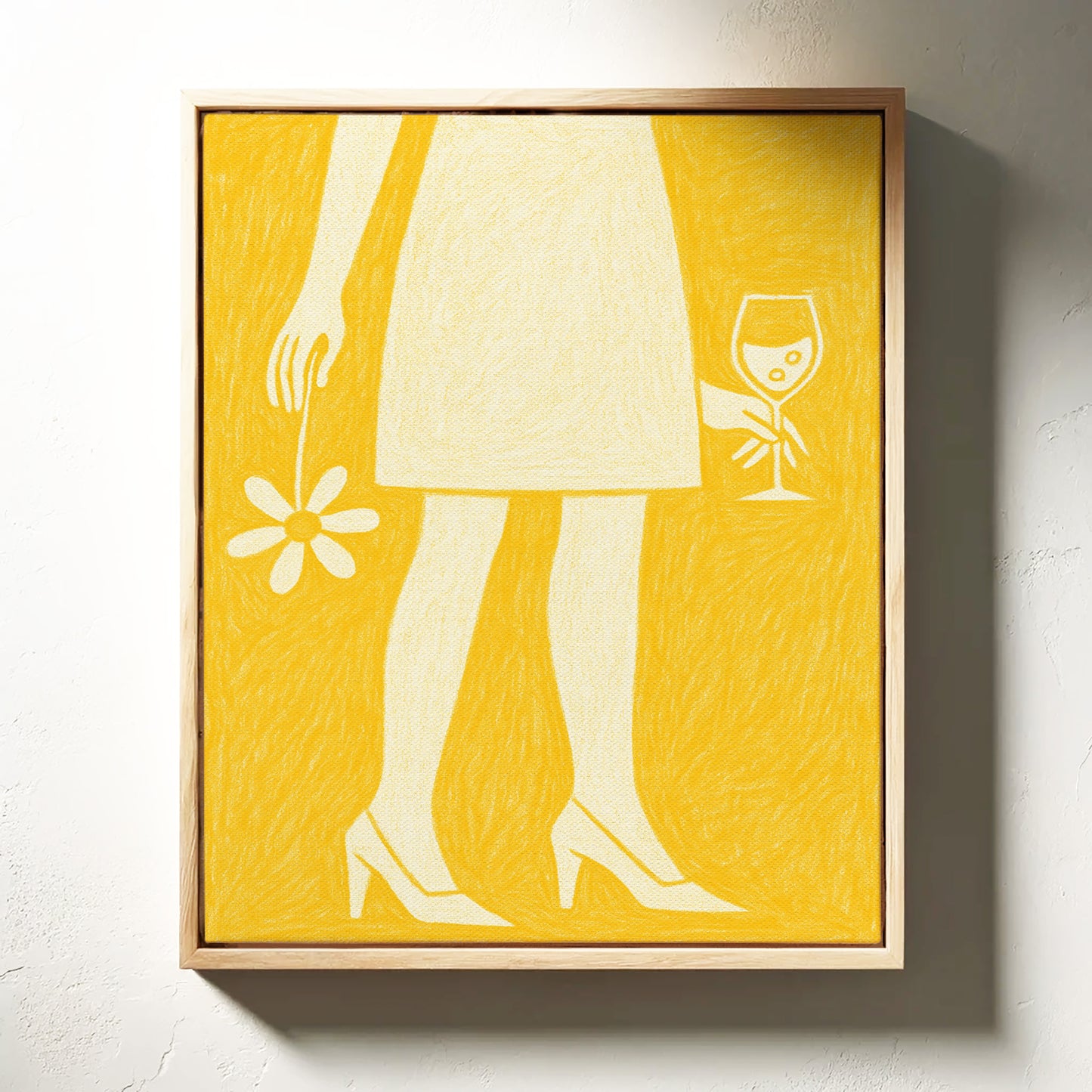 Daisy and Bubbles in Yellow