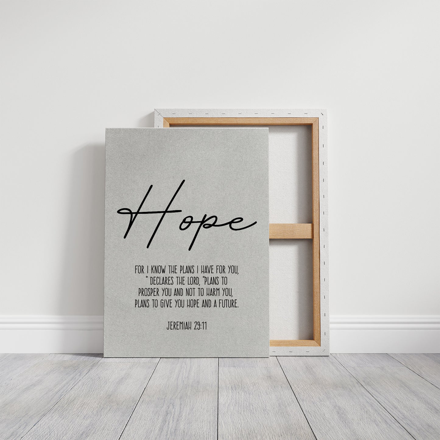 Promises Rest On Wooden Tables