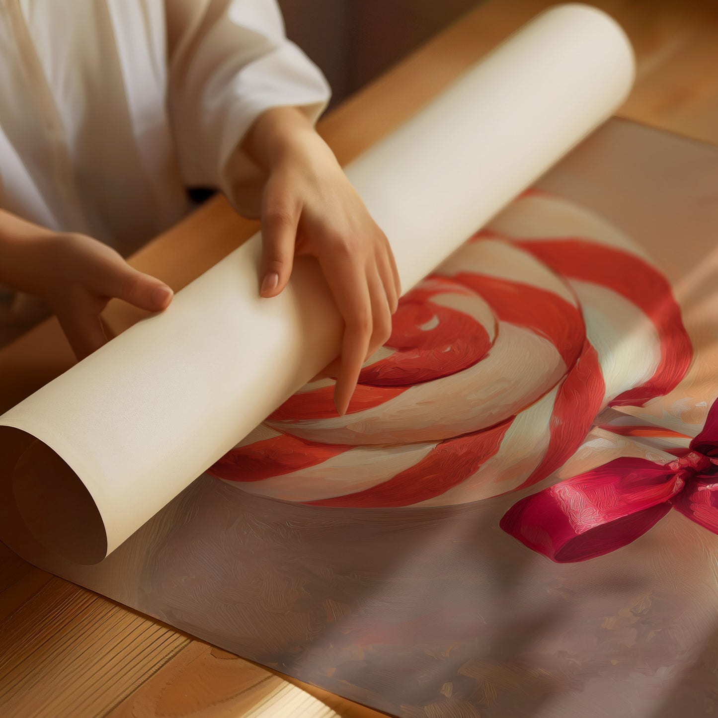 Peppermint Dreams On Christmas Morning