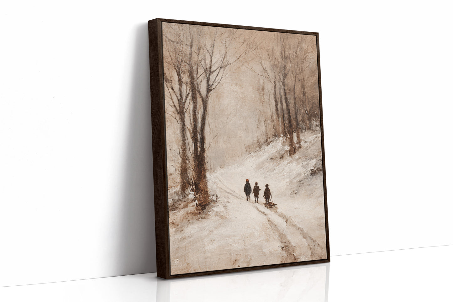 Footsteps Through Winter's Embrace