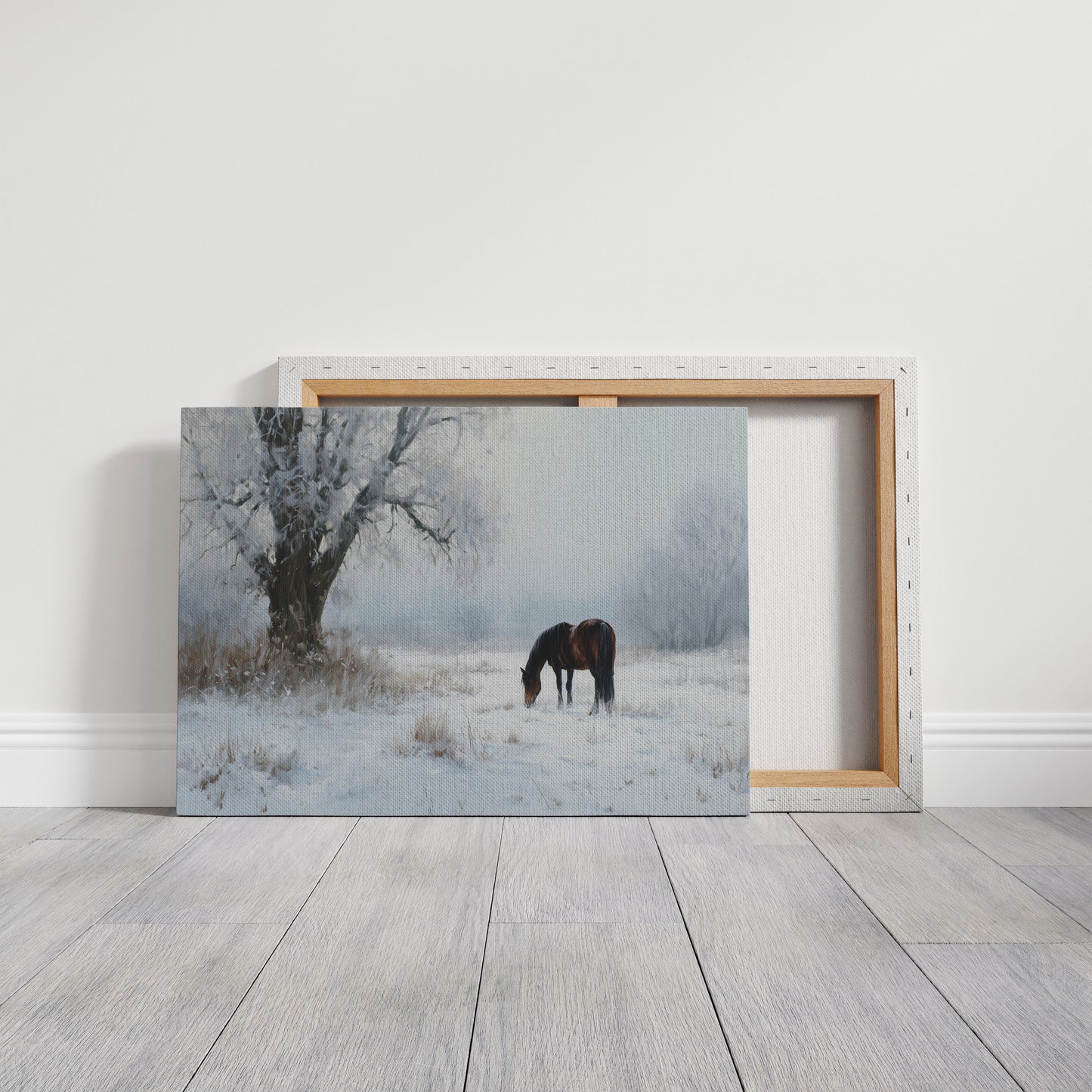 Solitude Grazes Through Winter's Quiet