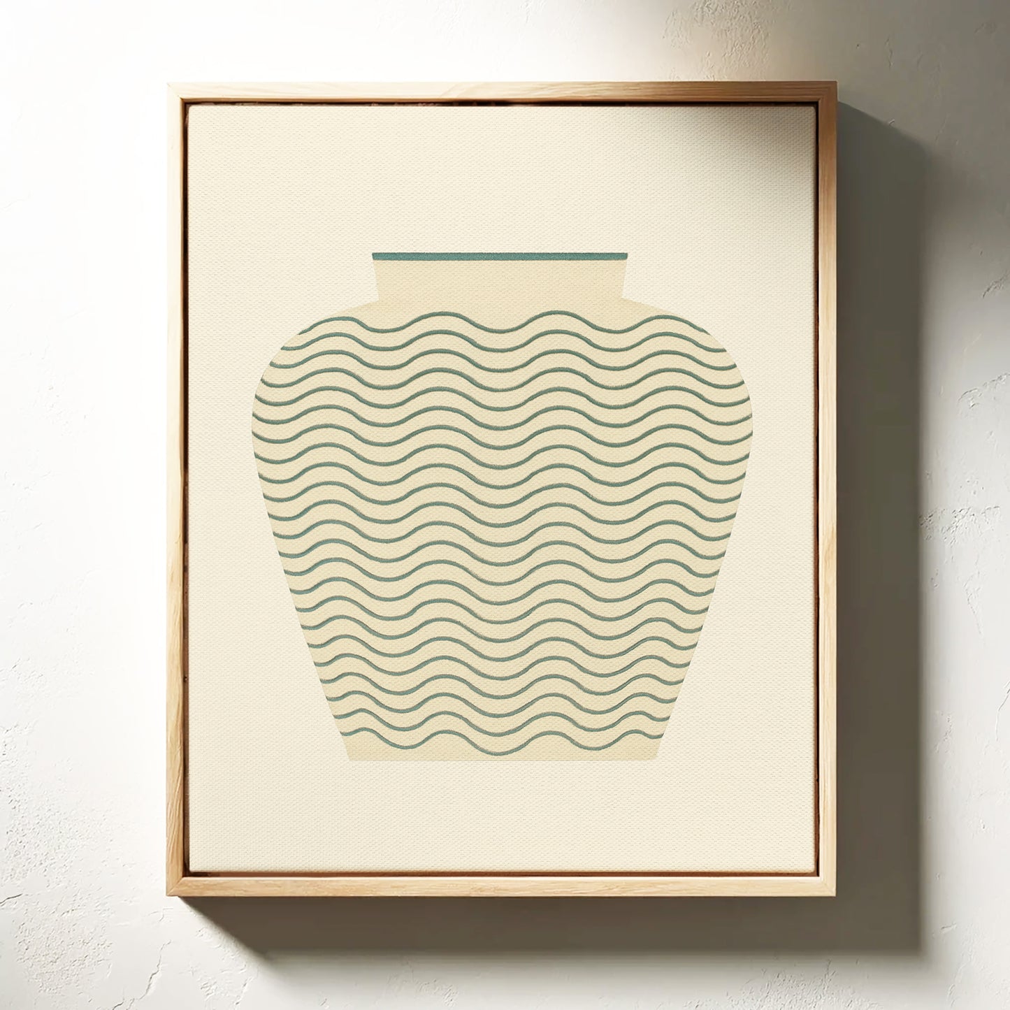 Waves on a Clay Vessel