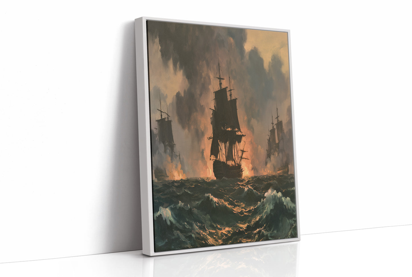 Ghost Fleet On Burning Seas