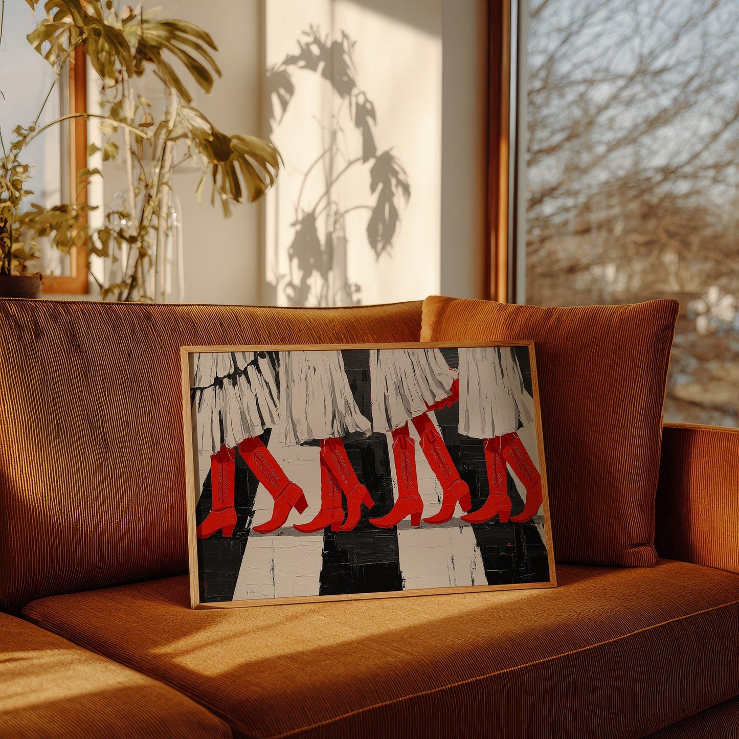 Red Boots March Into Forever
