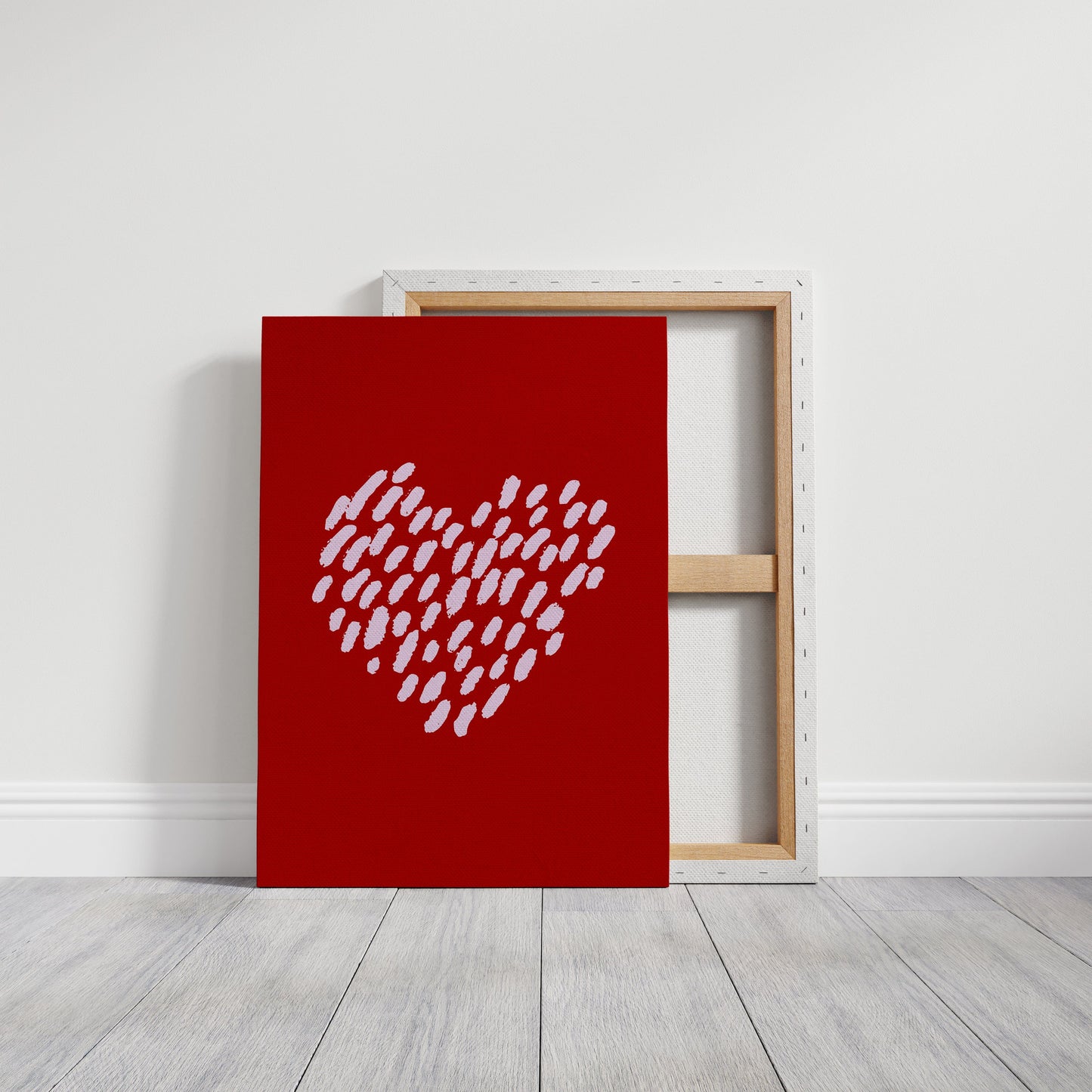 Brushstrokes Dance Into Love's Pattern