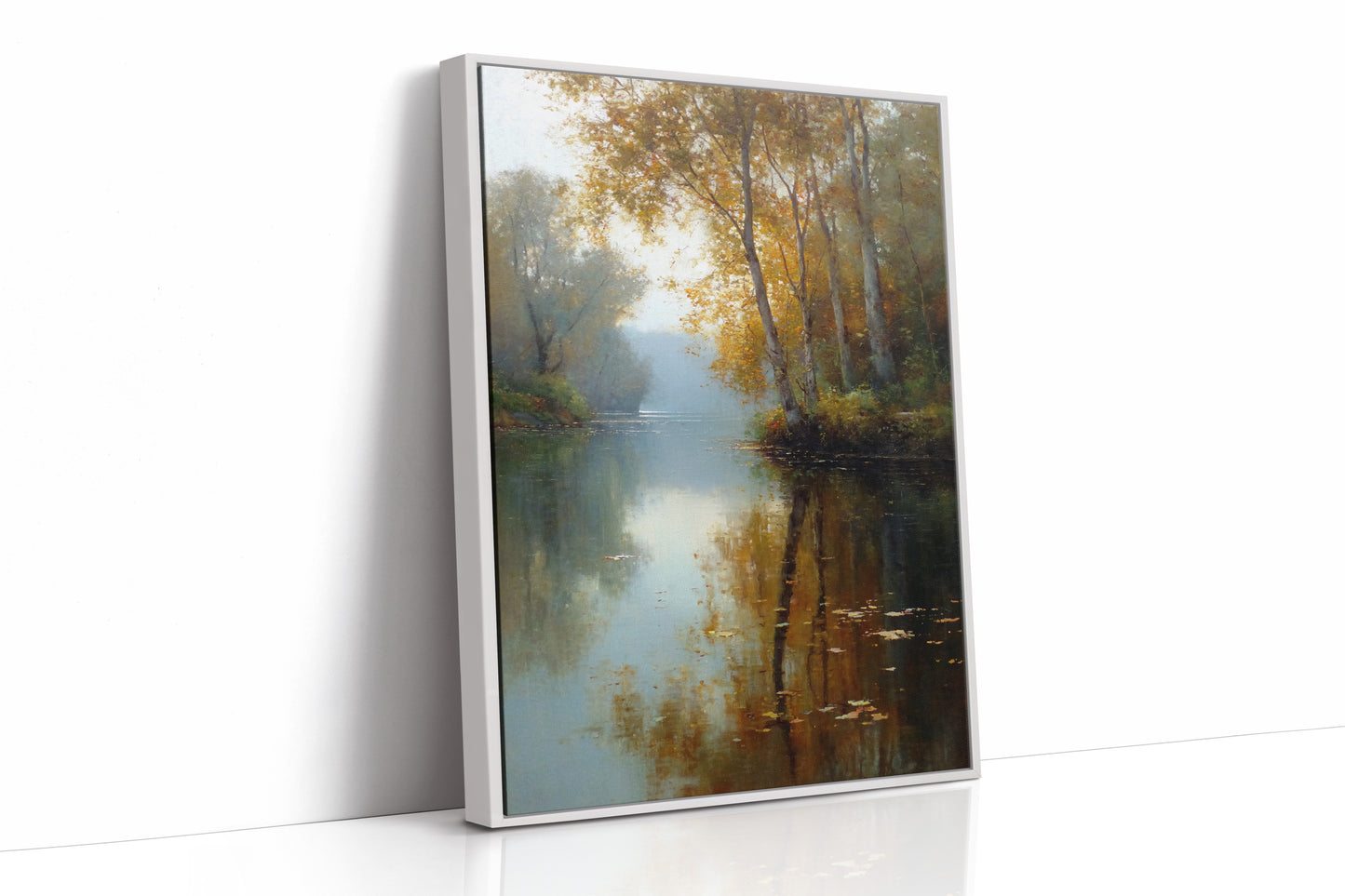 Autumn Reflections on Tranquil Waters