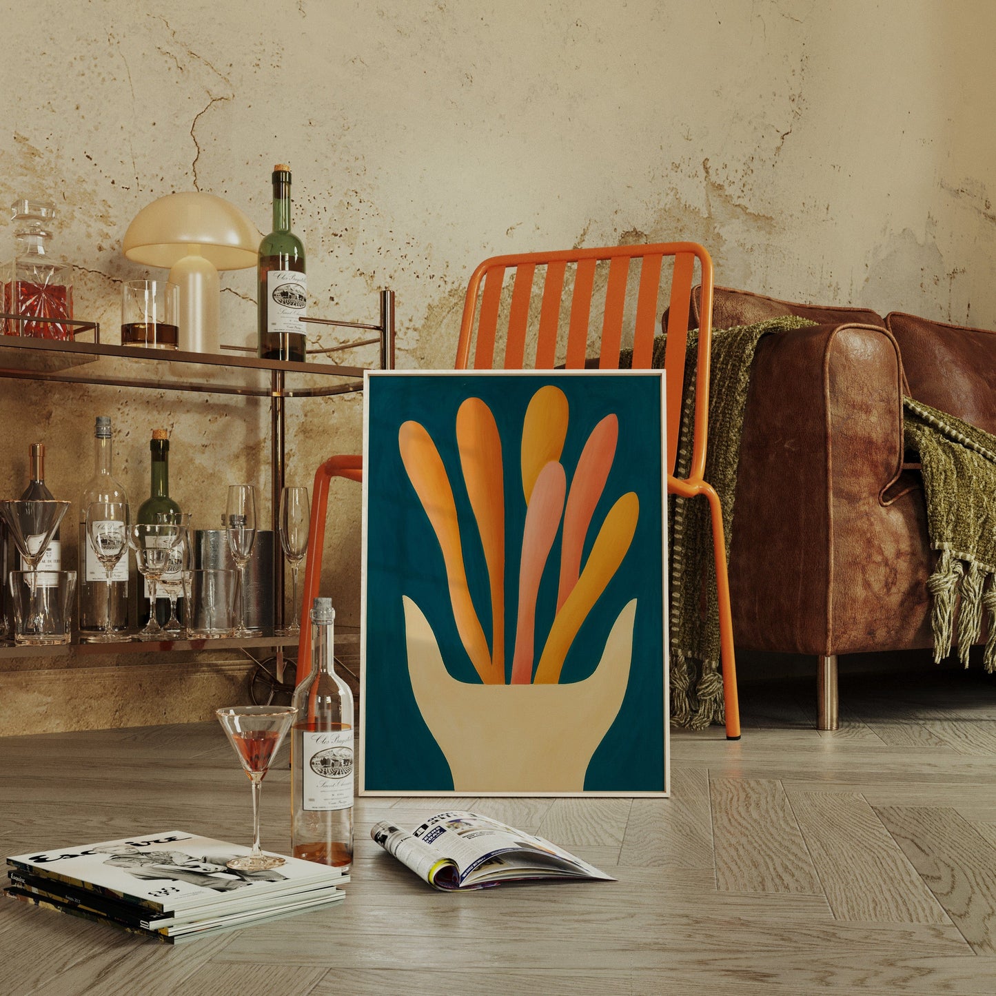 Sunlit Fingers Reach For Sky