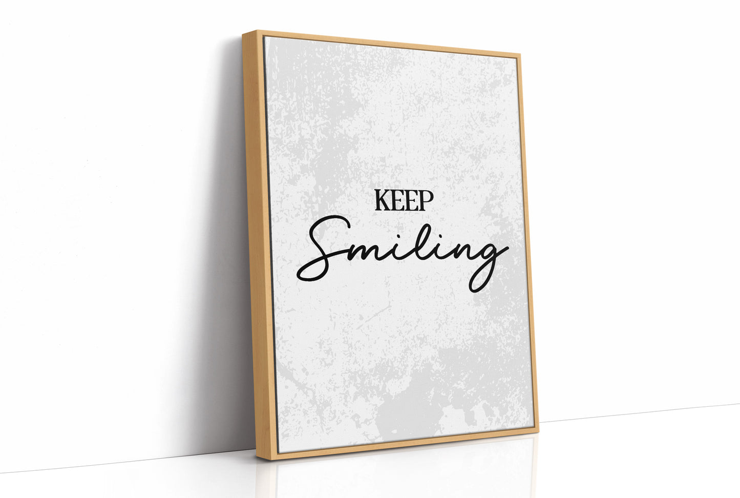 Keep Smiling Script Quote