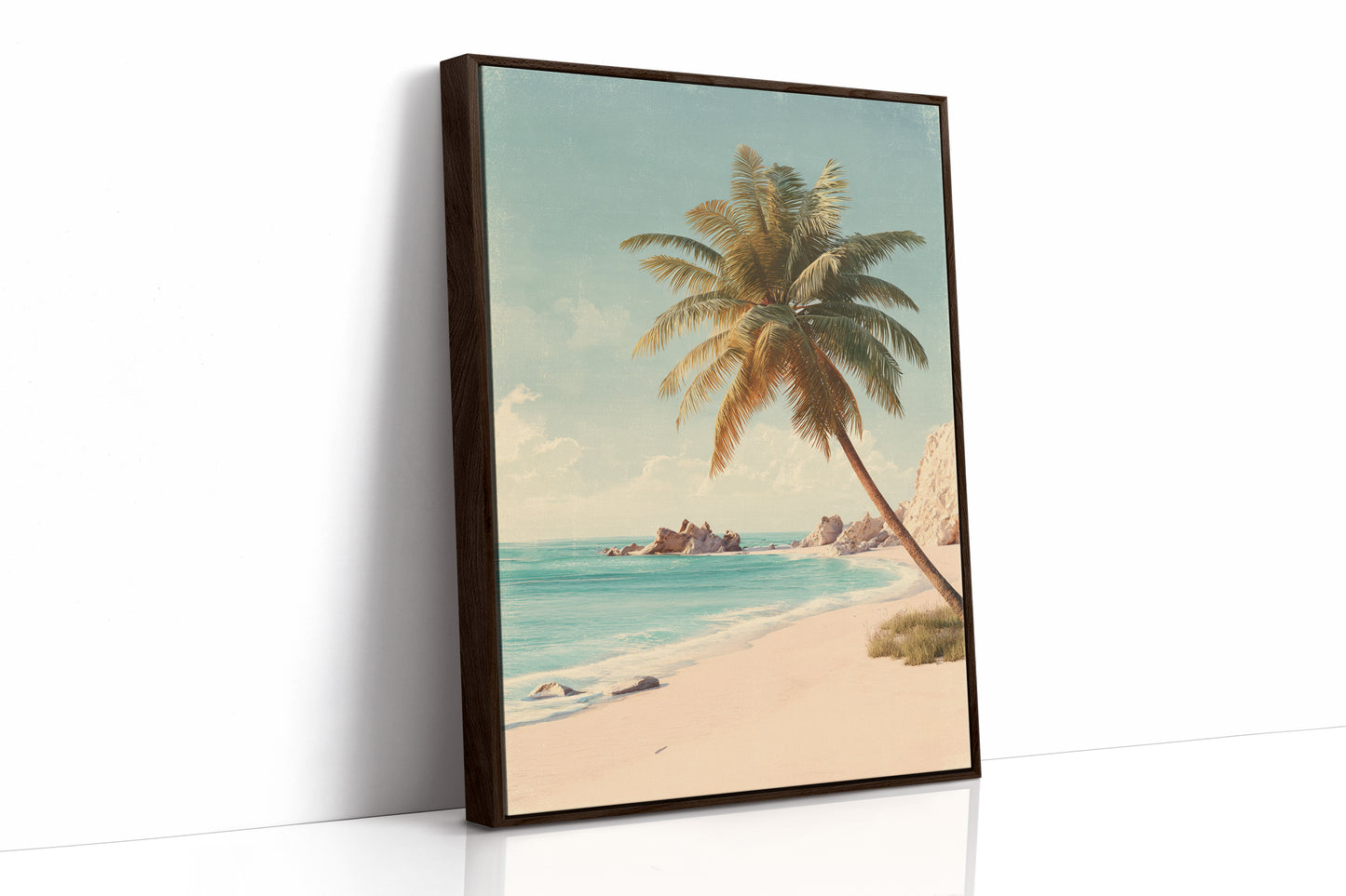 Waves Caress the Golden Shore