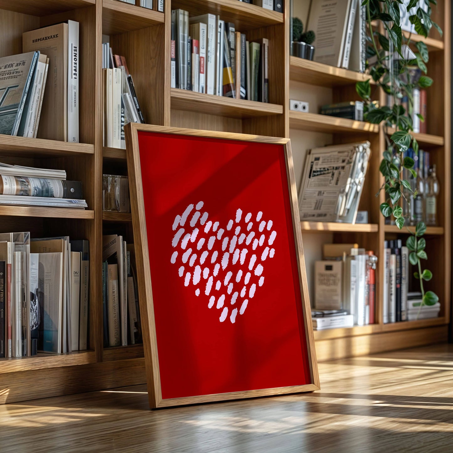 Brushstrokes Dance Into Love's Pattern