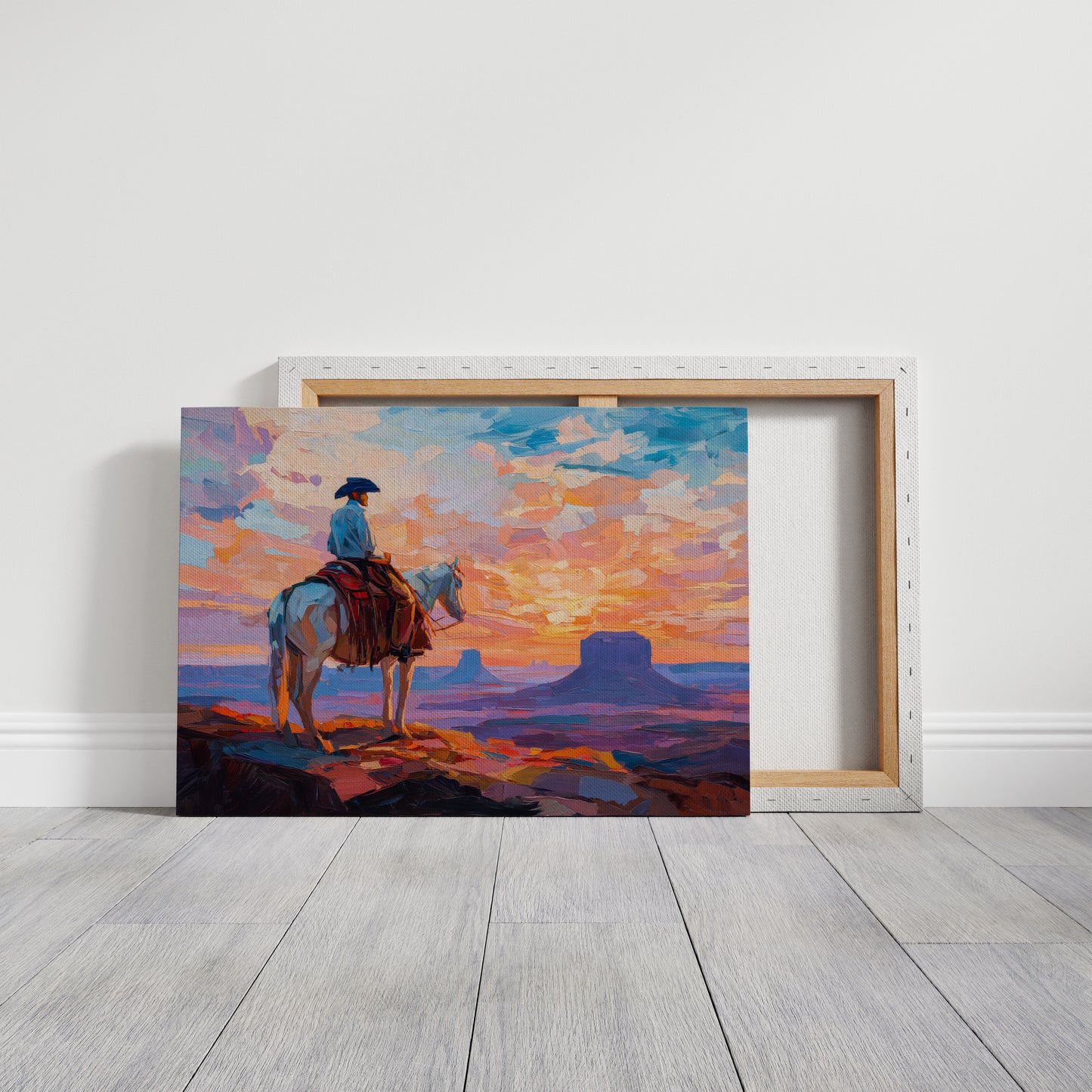 Sunset Paints A Cowboy's Prayer