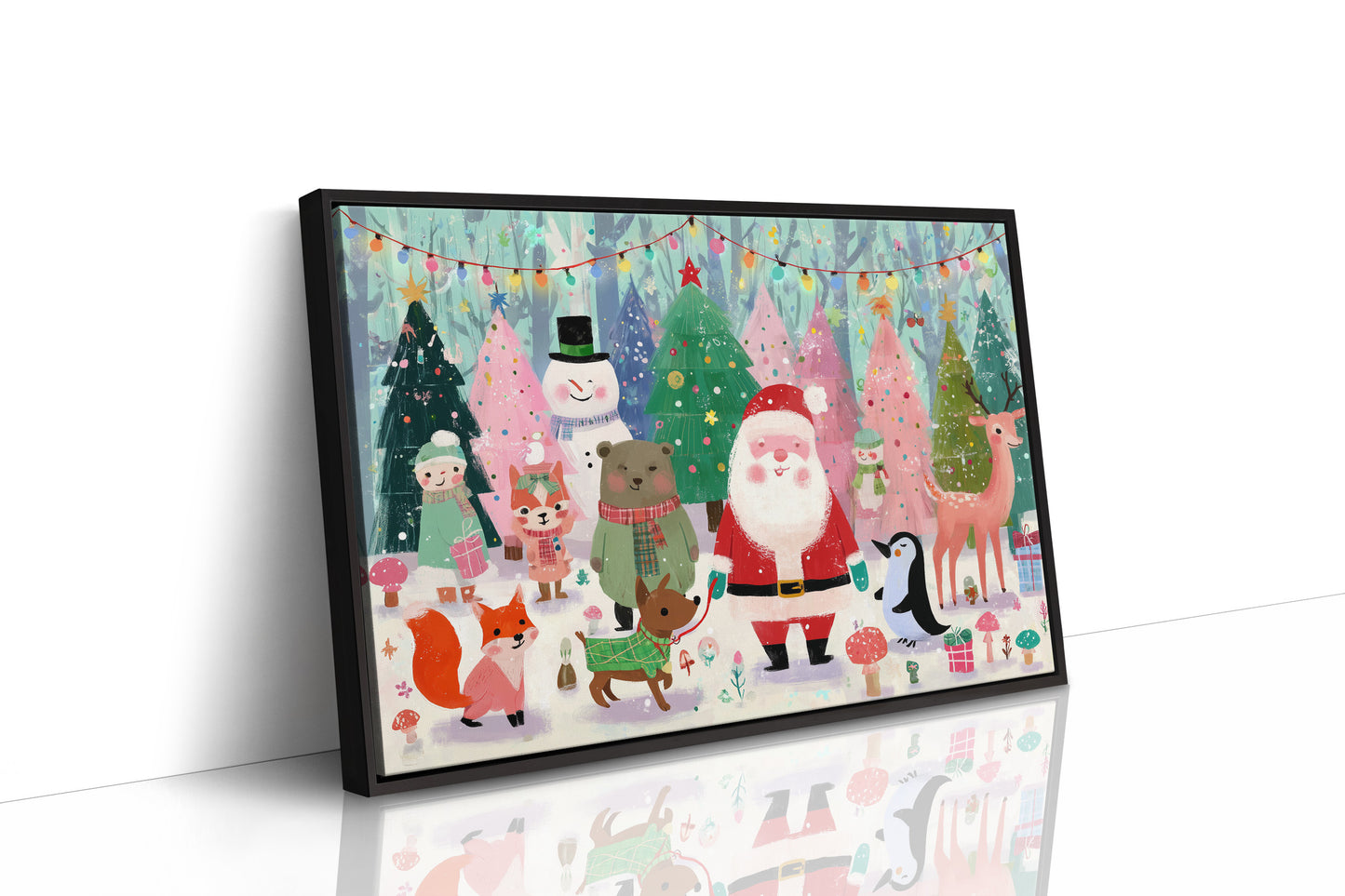Forest Friends Share Holiday Magic Together