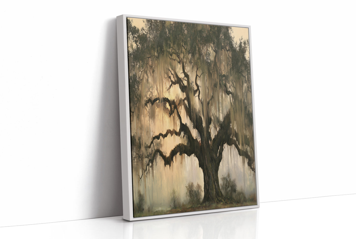 Live Oak Draped in Moss
