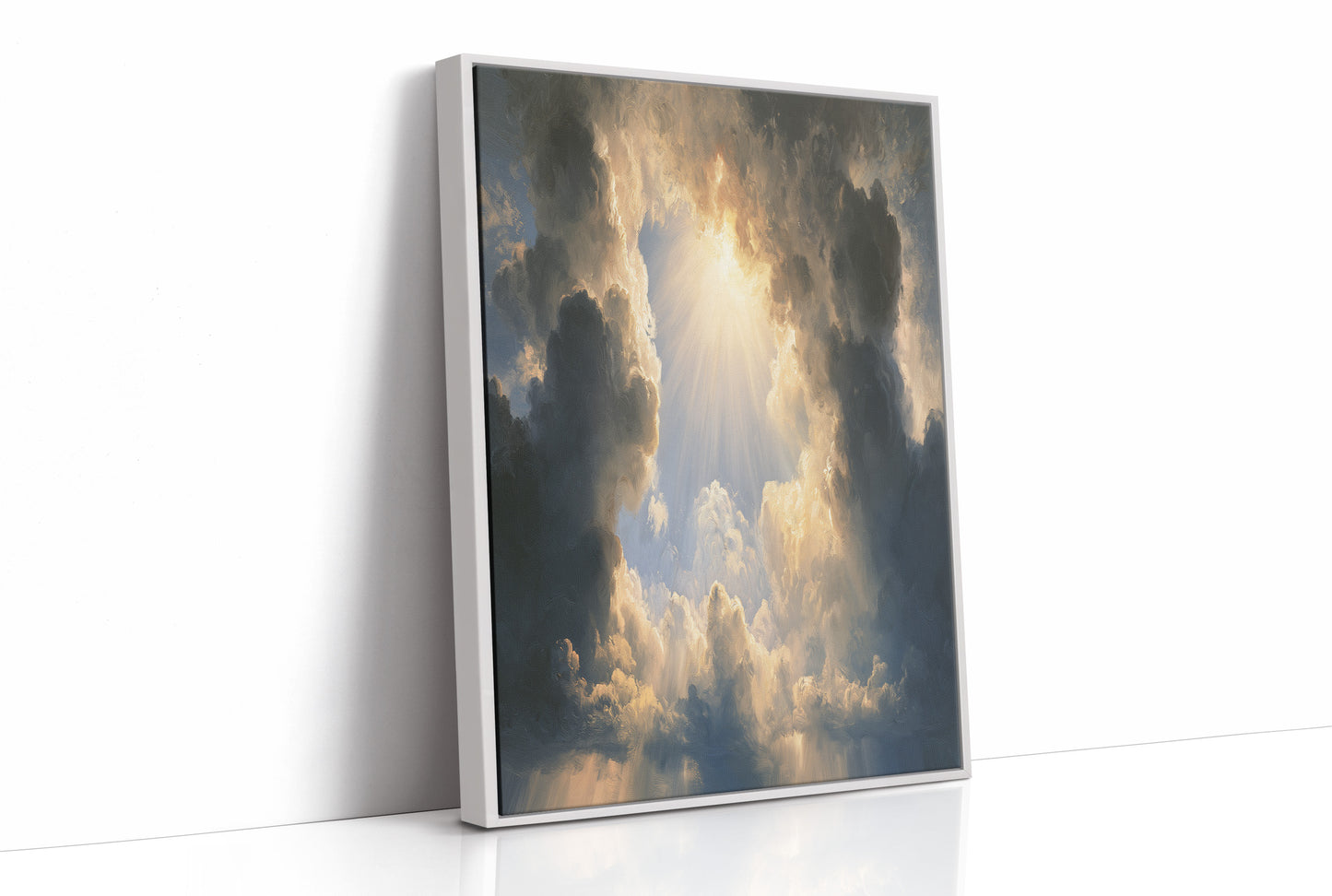 Sunburst Through Storm Clouds