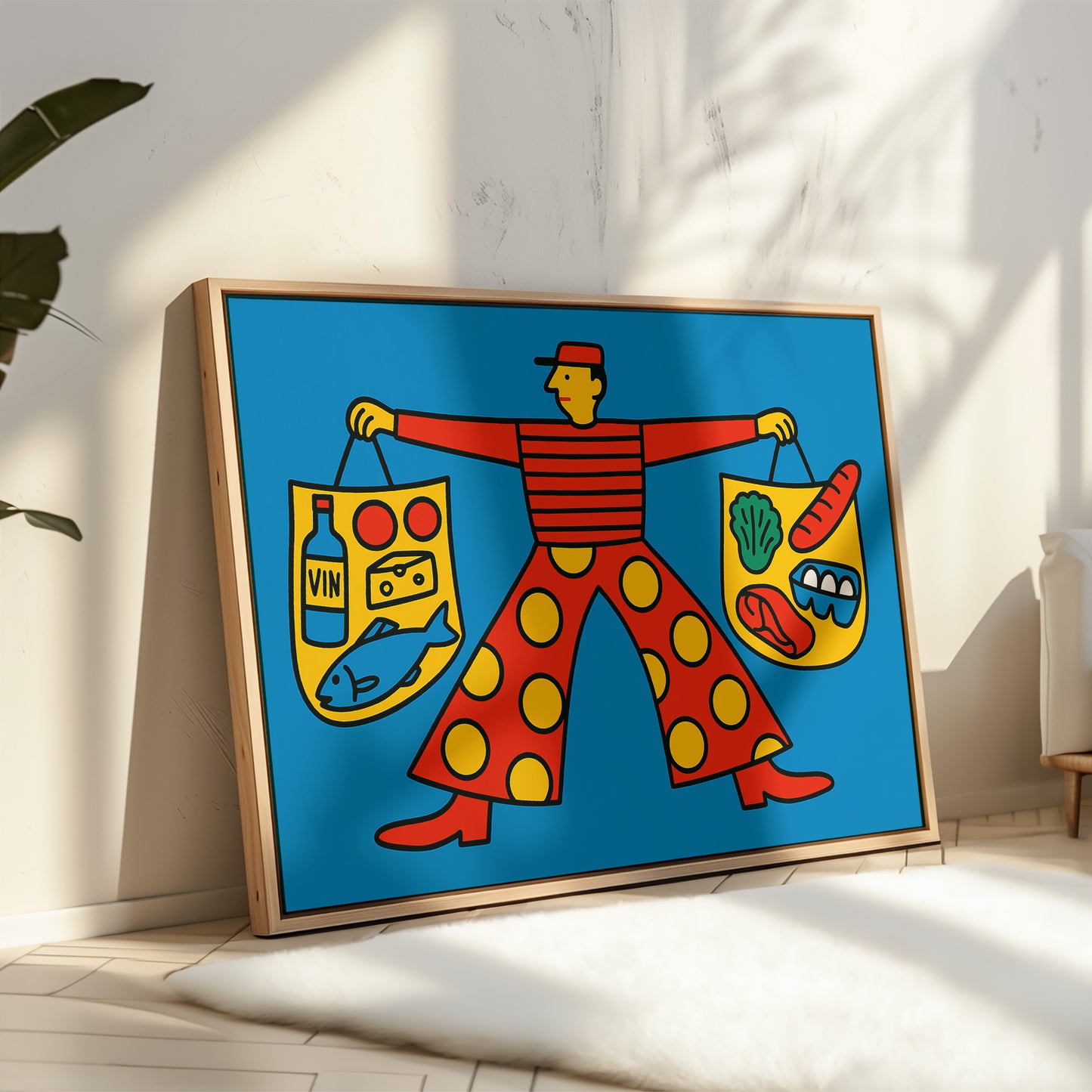 Grocery Run with French Flair