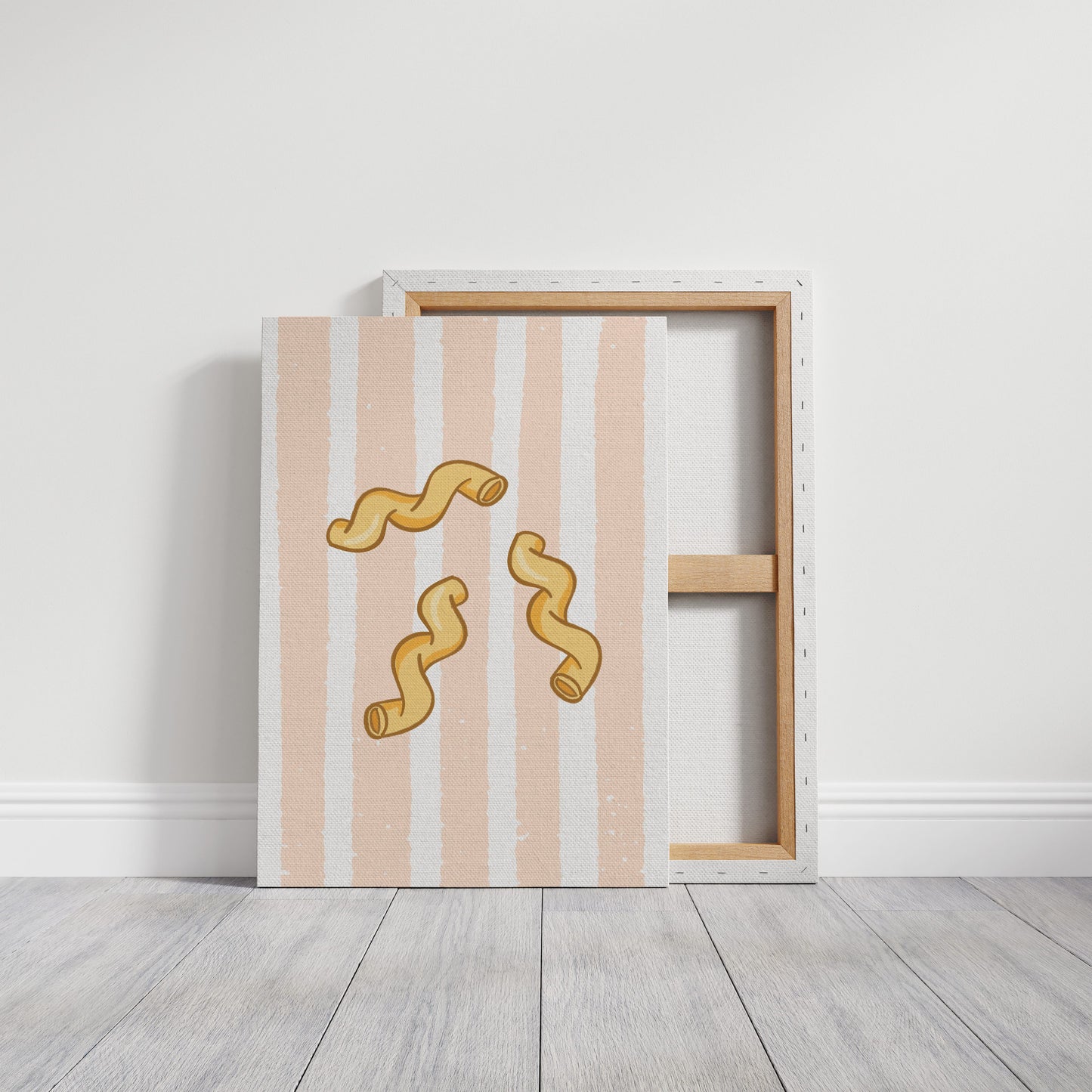 Pasta Dances Through Blush Stripes