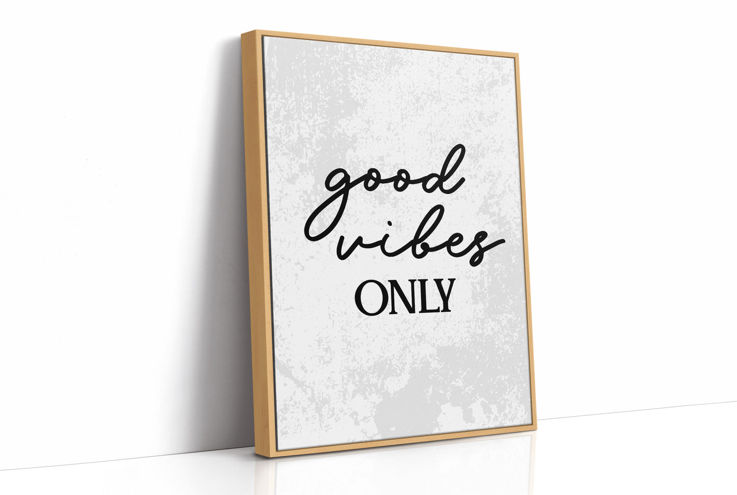 Good Vibes Only Script Quote